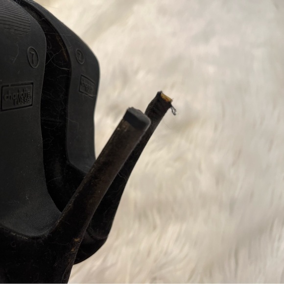 Charlotte Russe Toni 01 Pointed Toe Pumps Black - Picture 9 of 10